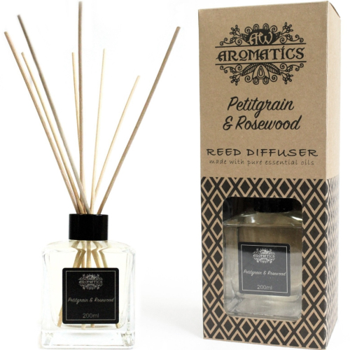 Difuzér z esenciálnych olejov - Petitgrain a Ružové drevo