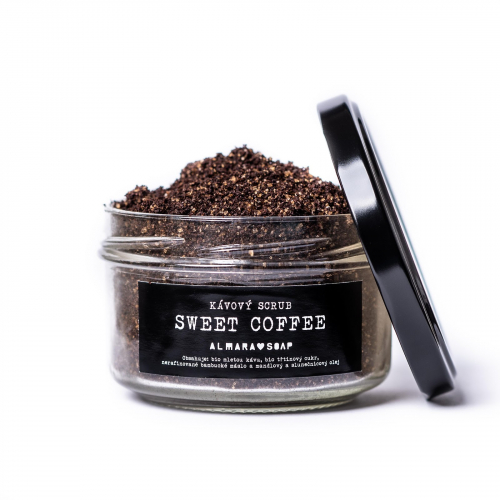 Prírodný kávový scrub na telo a tvár Sweet Coffee