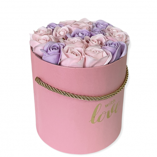 Kvetinový box v jemných farbách Amélia
